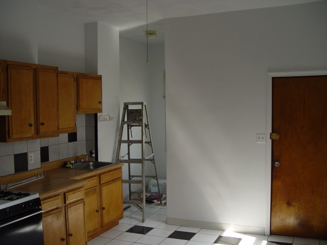 Kitchen looking back